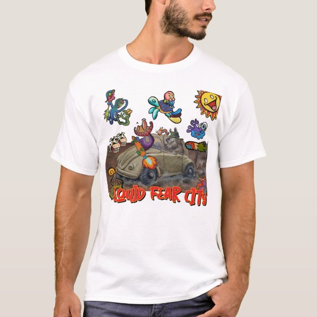 Squid Fear City Rhino Edition T-Shirt (Framsida)