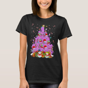 Squid Julafton Lighting Santa Squid Julgran T Shirt