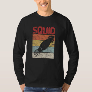 Squid Marine Biolog Cephalopod Squidding Vintag T Shirt