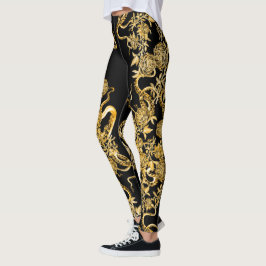 Squid och Ro Black & Sepia Leggings