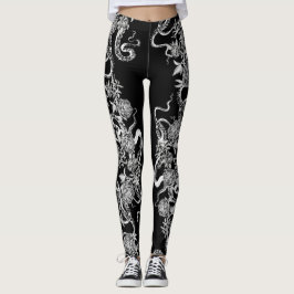 Squid och Ro Black & White Leggings