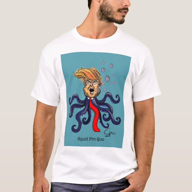 Squid Pro Quo T Shirt (Framsida)