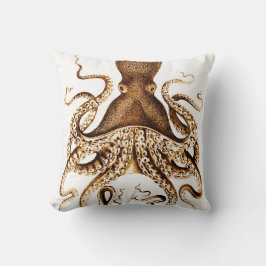 Squid Sepia Kudde