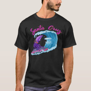 Squid Surfa'n i Santa Cruz, California T-shirt