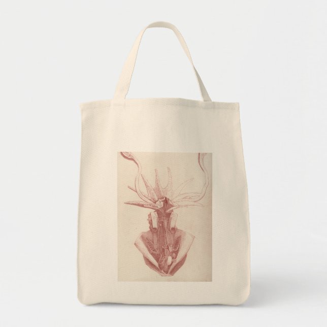 Squid Vintage Nautical Tygkasse (Framsidan)
