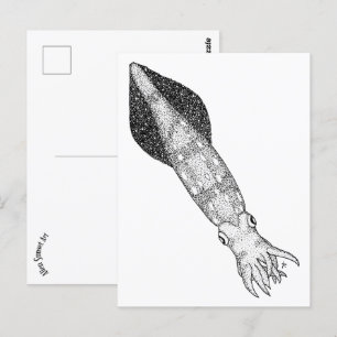 Squid Vykort