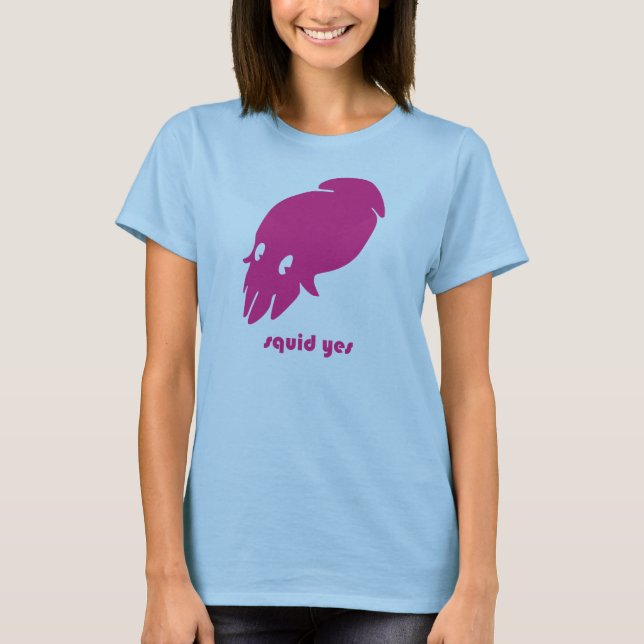Squid Yes! T-shirt (Framsida)