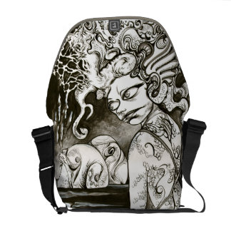 Squidgirl Messenger Bag