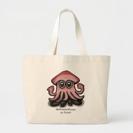 Squido Squid, MeWarriorWoman på Twitch Jumbo Tygkasse