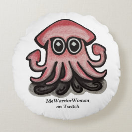 Squido Squid, MeWarriorWoman på Twitch Rund Kudde