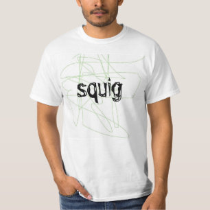 Squig mass-vanföreställningar förvirring kycklingr tee shirt