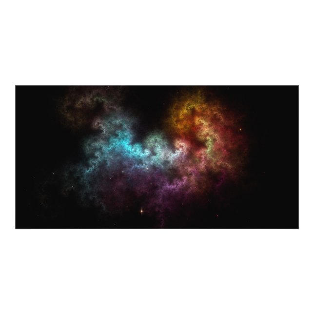 Squiggley Nebula Star Dust Cloud CRQENH Fototryck (Framsidan)
