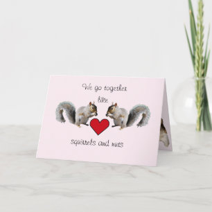 Squirly Valentine Helgkort