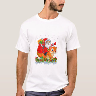 Squirrel Älskare Santa Riding T Shirt