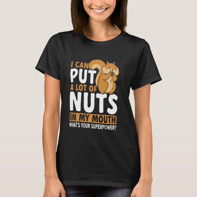 Squirrel Älskare Squirrel Whisperer T Shirt (Framsida)