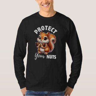 Squirrel Älskare T-shirt - Cute Squirrel Nöt Shirt