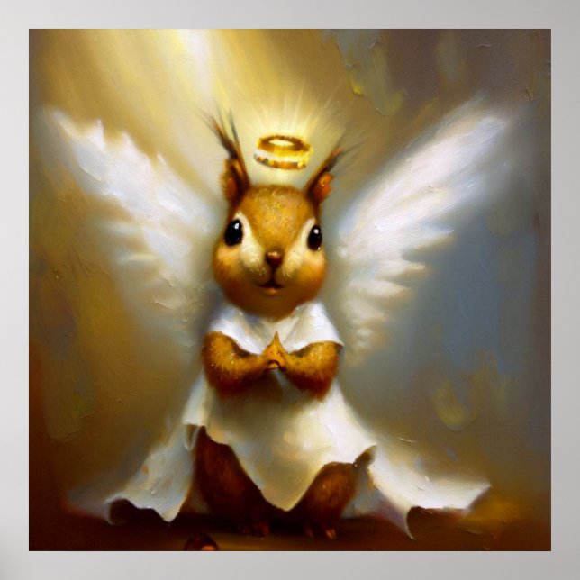 Squirrel Angel Poster (Framsidan)