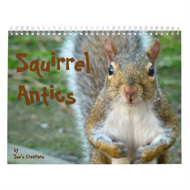 Squirrel Antics Kalender (Omslag)
