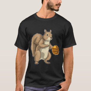 Squirrel Basketball-spelare T Shirt