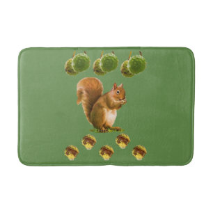 Squirrel Bathroom Bathmat Badrumsmatta