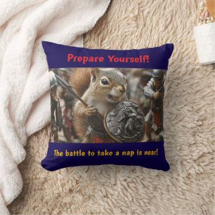 Squirrel Battle Kudde