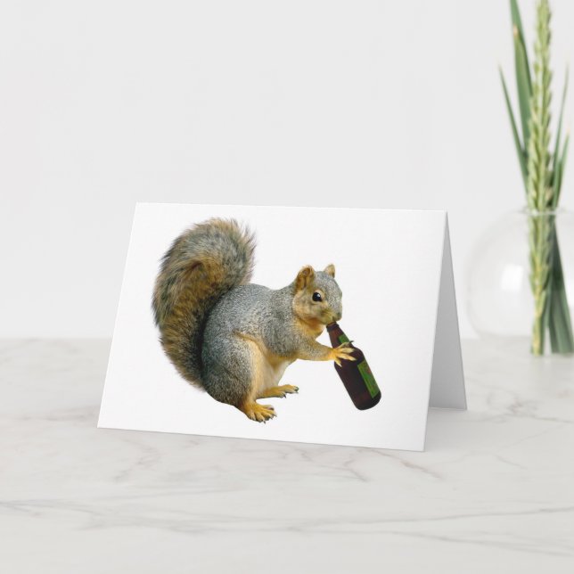 Squirrel Beer Kort (Framsida)