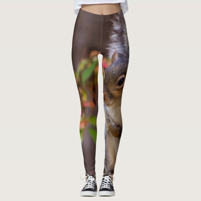 Squirrel Beges Leggings (Framsida)