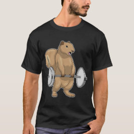 Squirrel Bodybuilding Dumbbells T Shirt