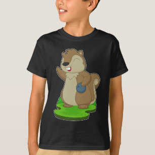 Squirrel Bowling Bowling ball T Shirt