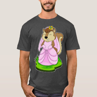 Squirrel Bride Flower Bröllop T Shirt