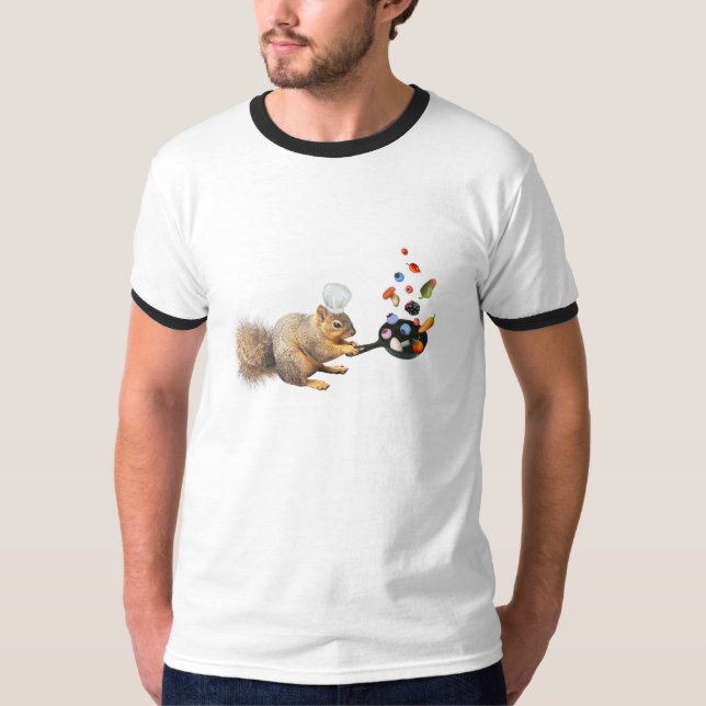 Squirrel Chef T-shirt (Framsida)