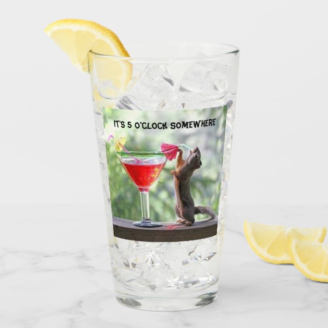 Squirrel Cocktail Glass Glaskopp (Framsida Ice)