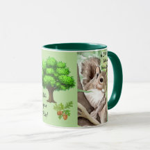 SQUIRREL Coffee Mugg Tea Kopp Original Art