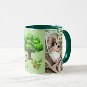 SQUIRREL Coffee Mugg Tea Kopp Original Art