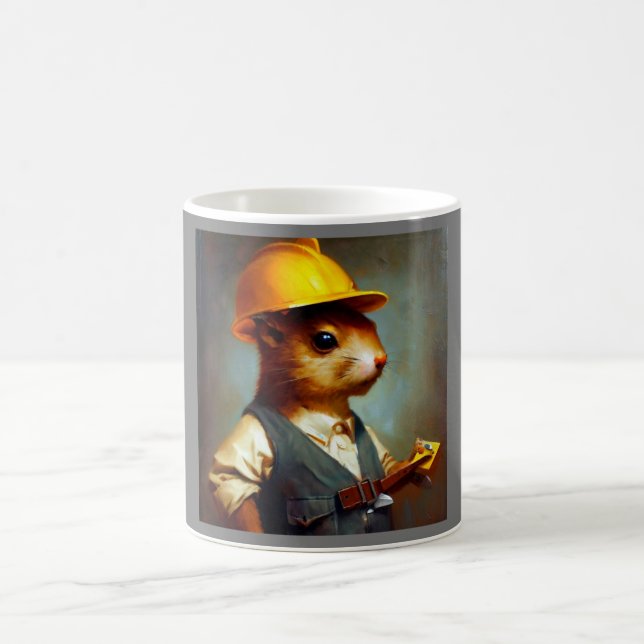 Squirrel Construction Foreman Kaffemugg (Center)