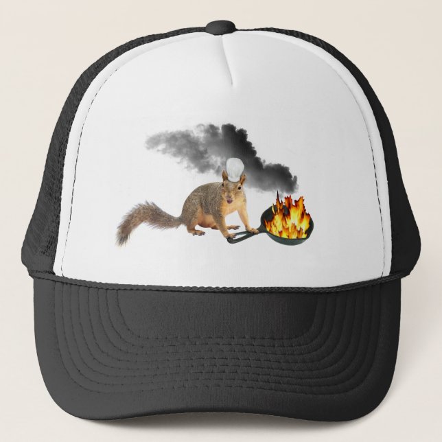 Squirrel Cook Hat Keps (Framsida)