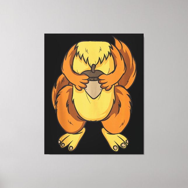 Squirrel Costume Halloween Easy Cosplay Last Canvastryck (Framsida)