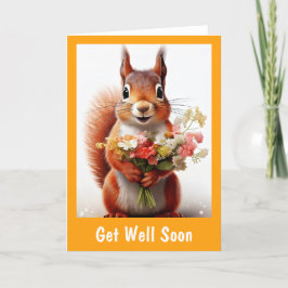 Squirrel Cute Animal kommer snart Tack Kort