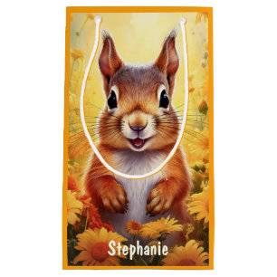Squirrel Cute Animal Personlig Kids Namn