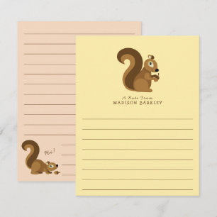 Squirrel Cute Barn Woodland Tack Kort