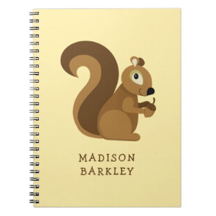Squirrel Cute Kid's Woodland Anteckningsbok
