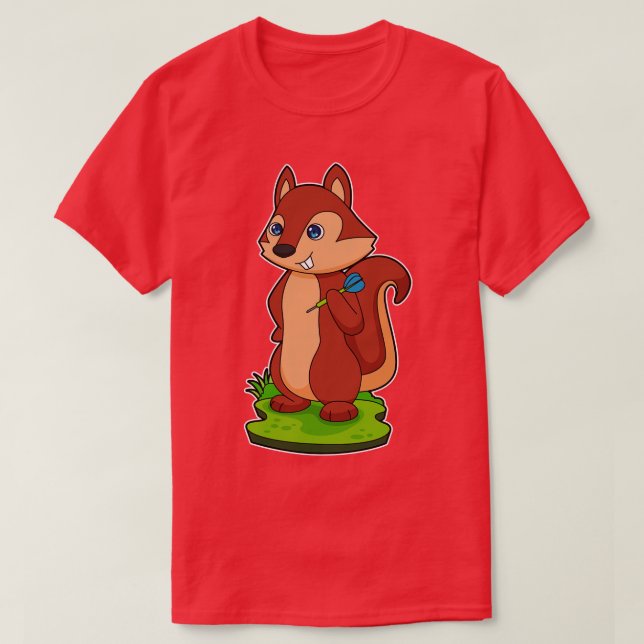 Squirrel Darts Dart T Shirt (Design framsida)