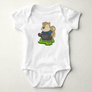 Squirrel Farmer Fruit T Shirt