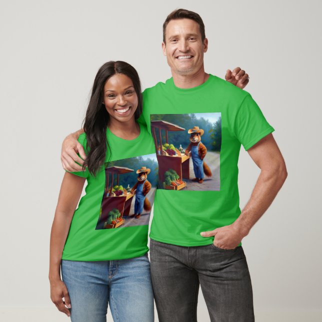 Squirrel Farmer Roadside stand T Shirt (Unisex)