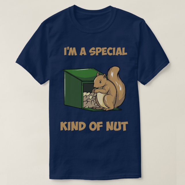 Squirrel Feeder T Shirt (Design framsida)