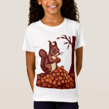 🐿️ Squirrel Fine Jersey T-Shirt Kids