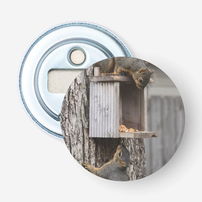 Squirrel Flaska-öppnare Flasköppnare (Framsidan)