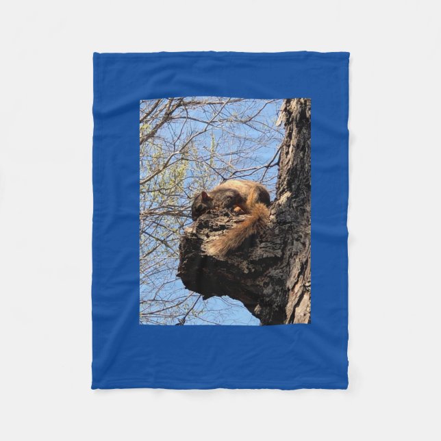 Squirrel Fleece Blanket (Framsidan)