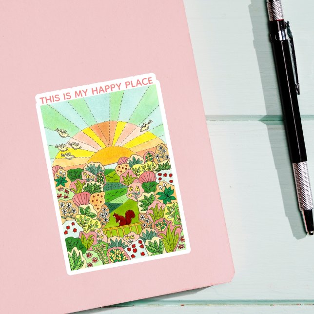 Squirrel Garden Klistermärken (Skapare uppladdad)