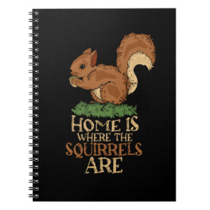 Squirrel Gift Manar Squirrel Älskare Women Squirre Anteckningsbok